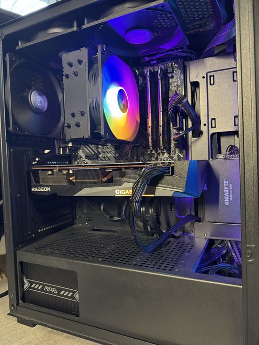 Игровой ПК Ryzen 5 5500, RX 6700XT 12gb, 16gb ddr4