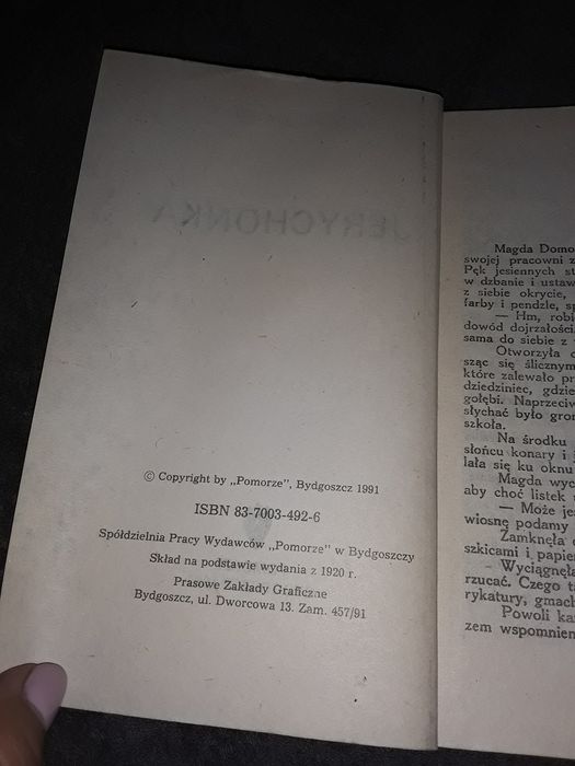 Jerychonka Maria Rodziewiczówna