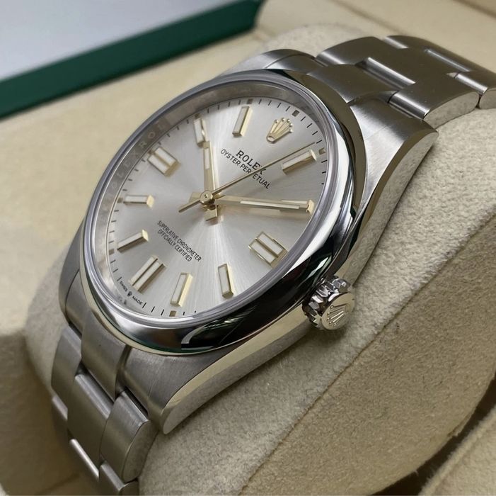 Rolex Oyster Perpetual Silver Dial