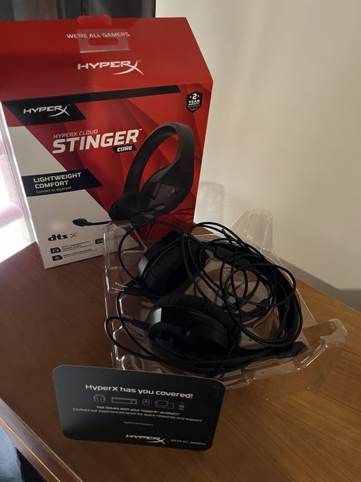 Vendo fones hyperx cloud stinger core c/fio