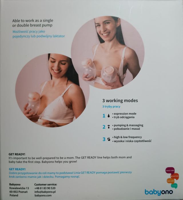 Laktator twinny Babyono plus gratisy