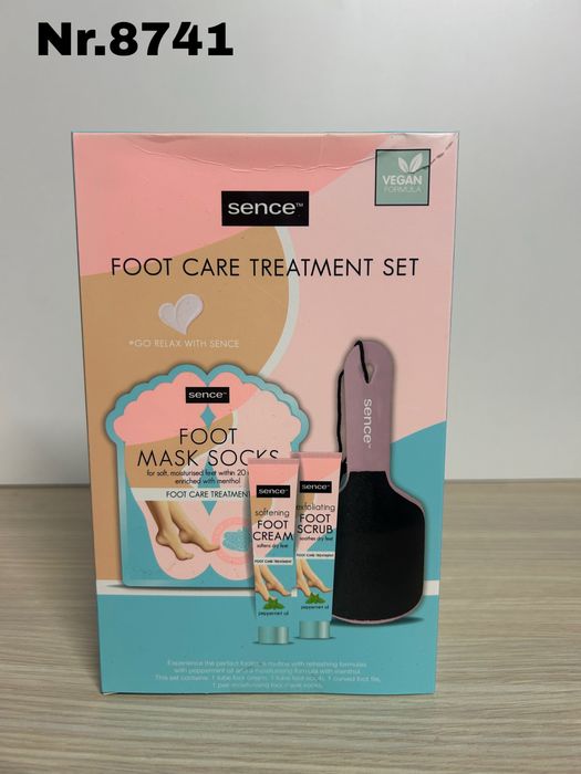 Zestaw do pielęgnacji stóp Sence – Foot Care Treatment Set nr.8741