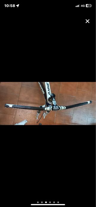 Quadro btt carbono 26/27,5 mérida e suspensão manitou