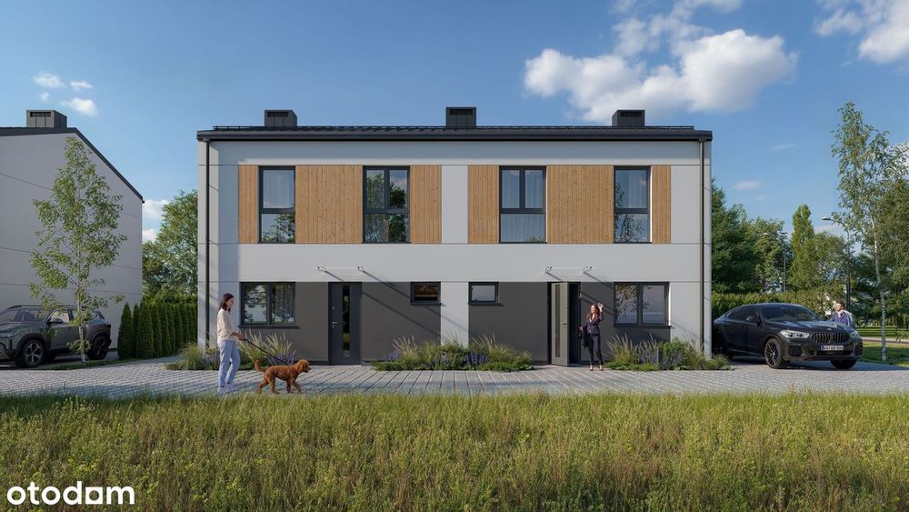 Bliźniak z ogródkiem | 77,3m² | ul. Działkowca | Świdnik