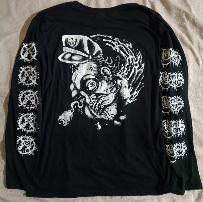 Мерч haggus лонгслив micecore grindcore