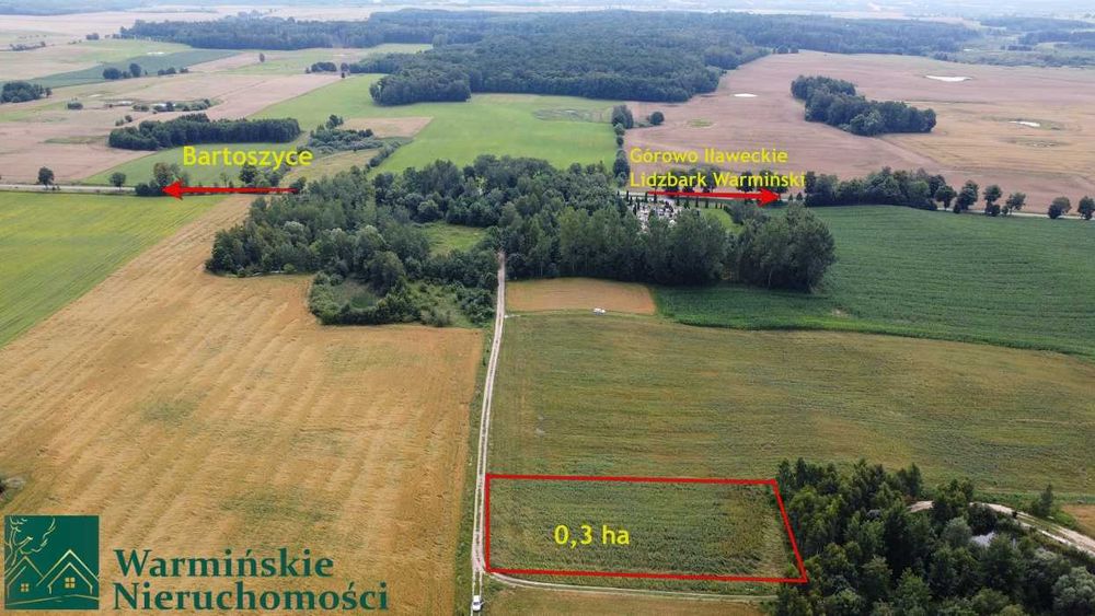 Duża działka z warunkami zabudowy w Rodnowie – idealna na dom w spokojnej okolicy