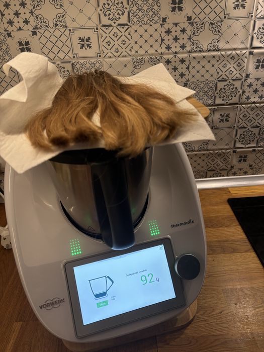 Włosy dziewicze blond gęste 30cm