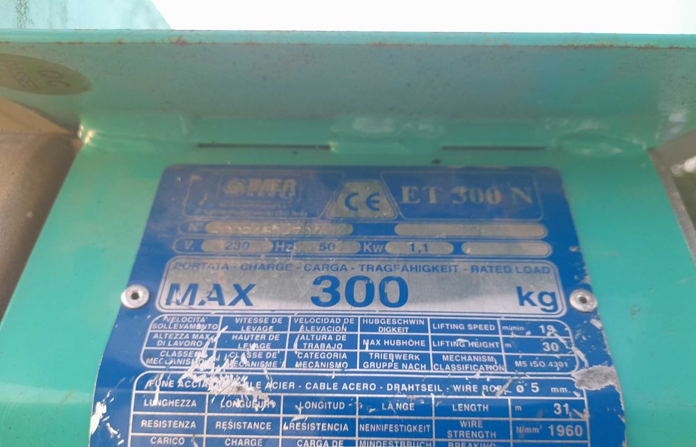 Suwnica wciągarka budowlana imer