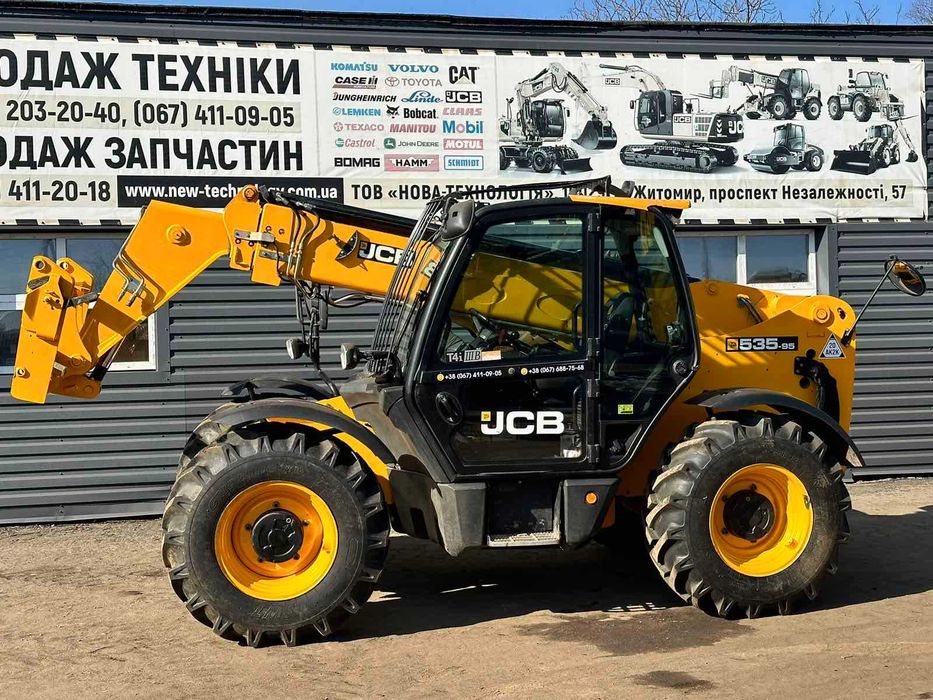 Навантажувач телескопічний б/в 
JCB 535-95, 2015 р/в