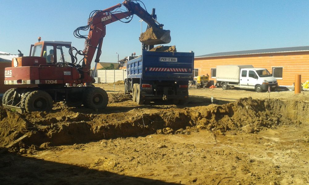 Wywóz gruzu HDS,Kontener,Krotoszyn,koparka,rozbiórka,kruszywo betonowe