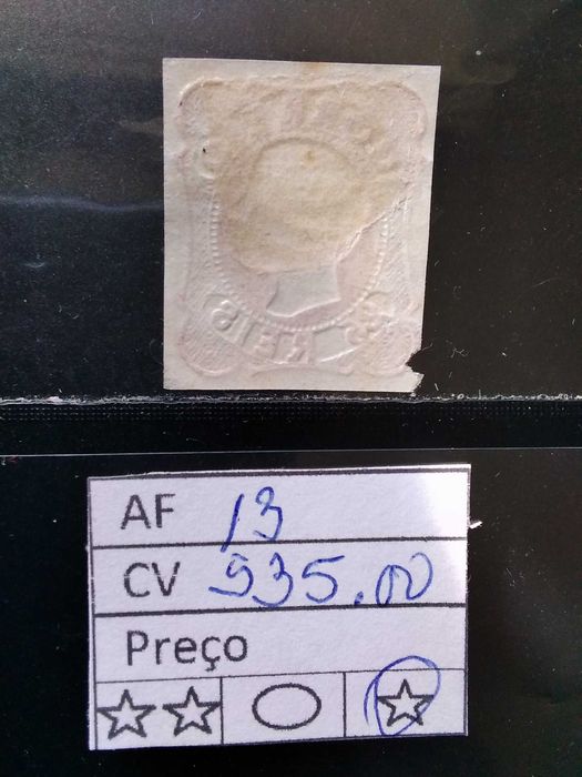 1856 D° Pedro V Cabelos Anelados