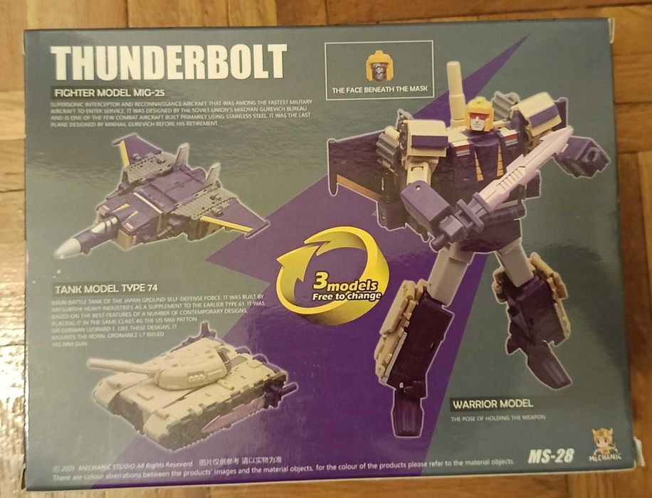 Transformers Blitzwing - MechFansToys MS-28 Thunderbolt