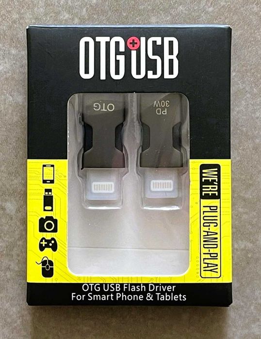 Adapter USB C na Lightning PD30W OTG 2 szt