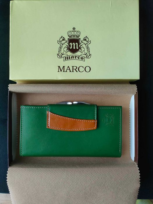 Portfel skórzany damski nowy