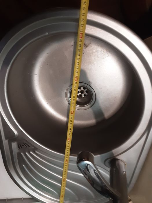 Мойка из нержавейки+смеситель