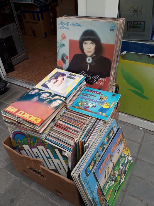 Пластинки винил.