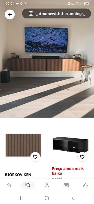 Portas Móvel Ikea Besta/Björksnäs