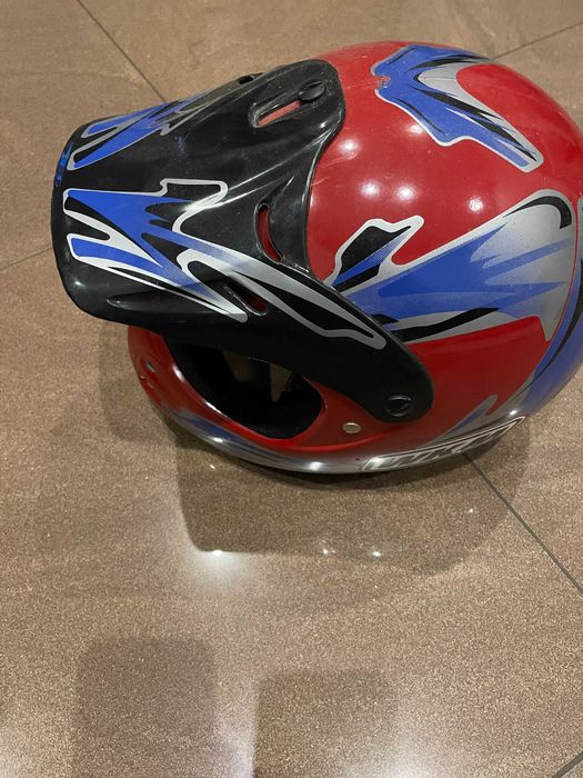 Kask motocyklowo - rowerowy młodzieżowy