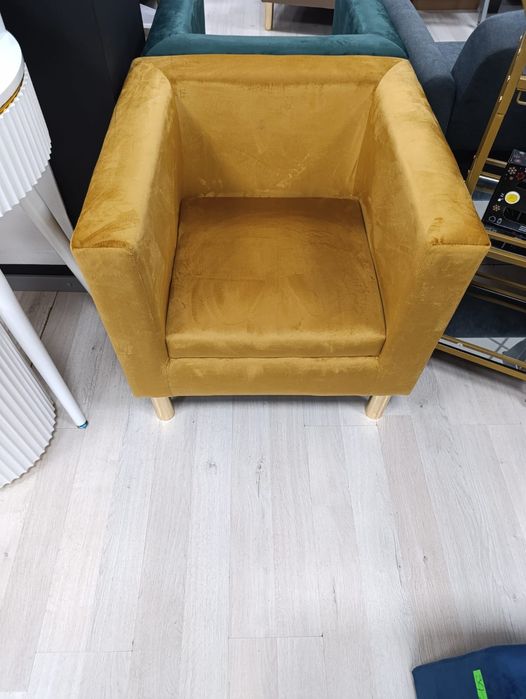 Fotele klubowe velwet