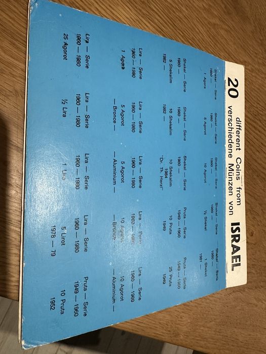 Coleção 20 moedas Israel