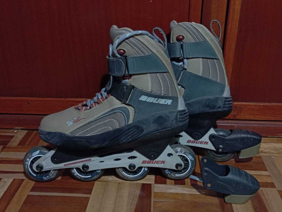 Patins em Linha BAUER – Quase nunca usados