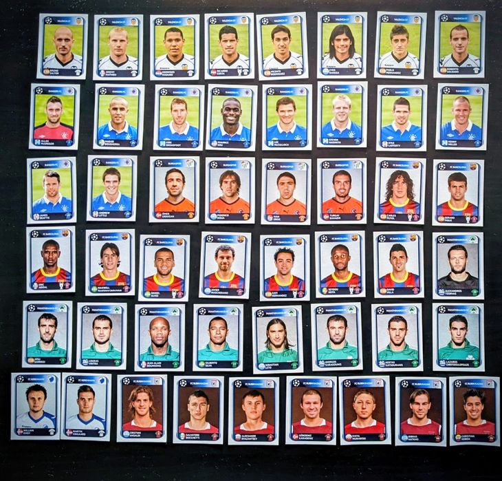 Champions League 2010/2011 Cromos