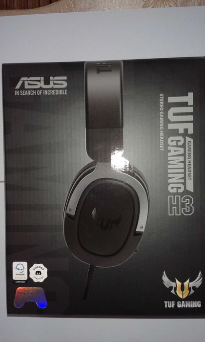 Słuchawki Asus tuf gaming H3 nowe gwarancja 24 miesiące