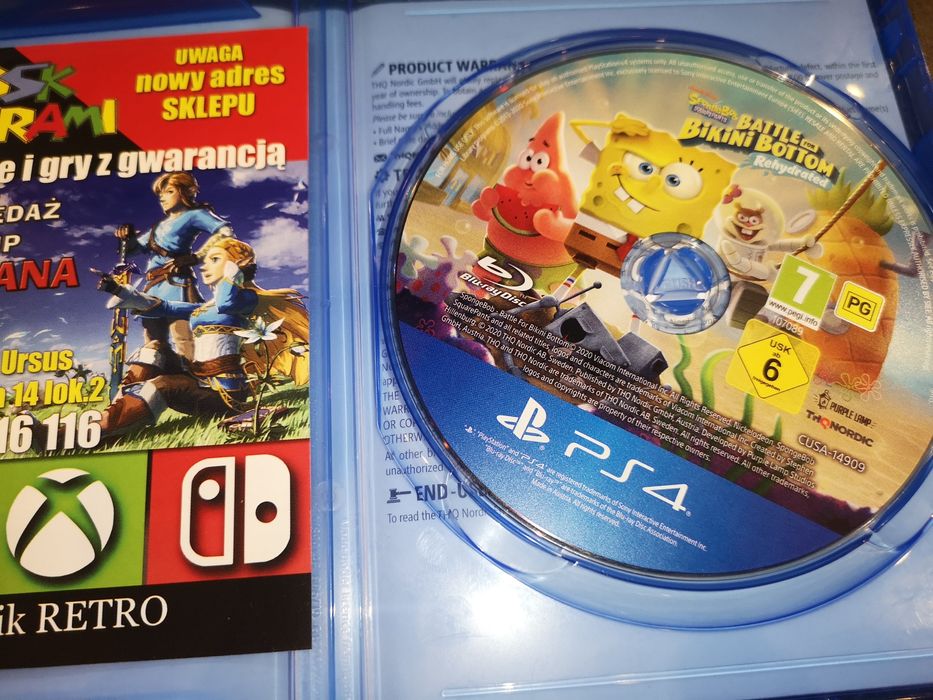 SpongeBob Bikini Bottom PS4 gra PL (możliwość wymiany) kioskzgramii