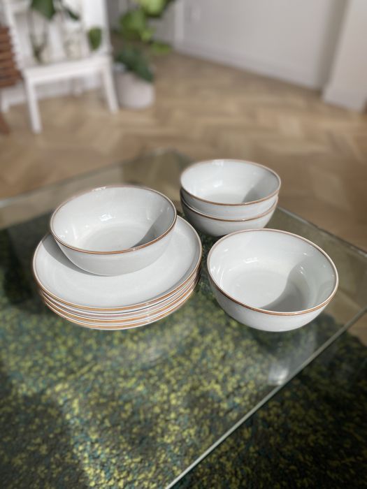 Zestaw Ikea Gladelig talerzyk miska 8 elementów