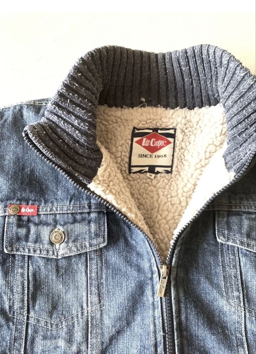 Джинсова тепла куртка Lee Cooper, розмір M
