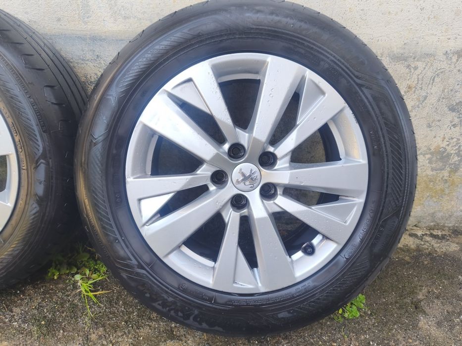 Jantes 17 Peugeot 5x108 com pneus