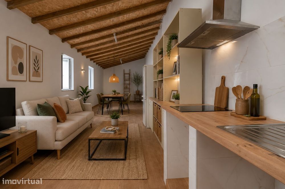 Loft com enorme potencial de transformação