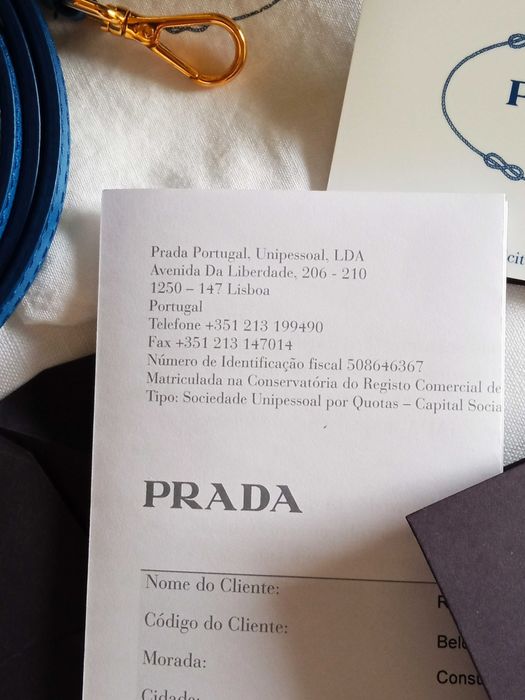 Mini Prada Saffiano Lux