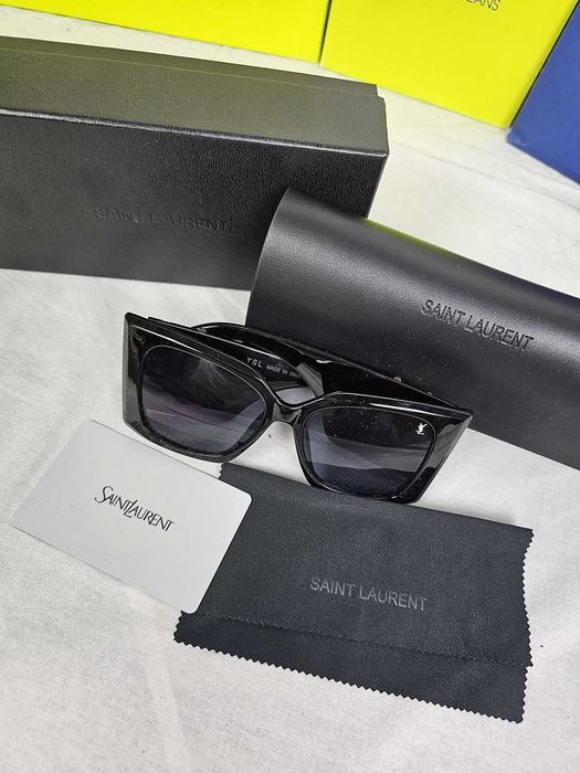 Okulary przeciwsłoneczne Zestaw ysl Saint pudełko nowość lato