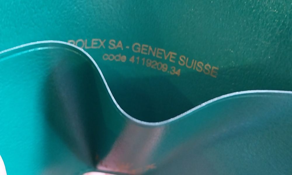 Rolex porta cartões ou documentos de relógios