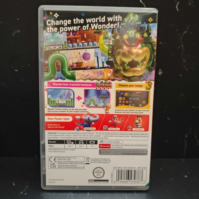 Super Mario Bros Wonder Nintendo Switch