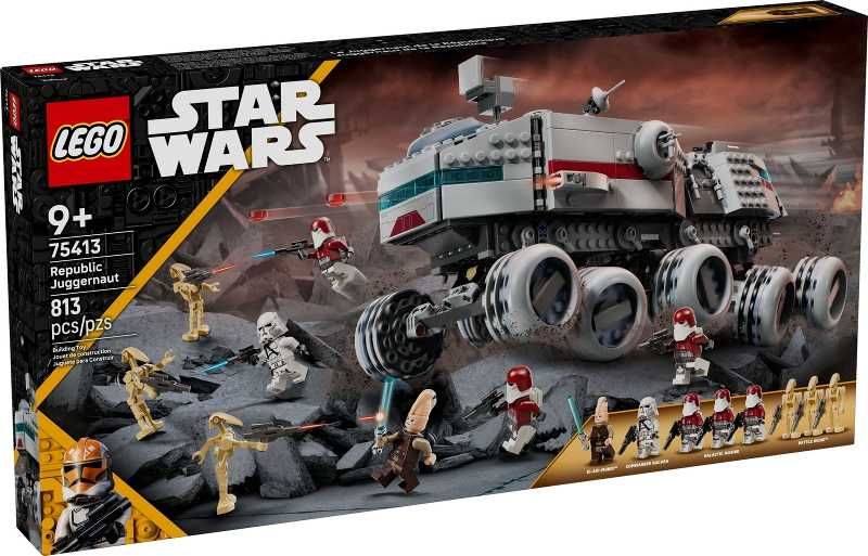 LEGO STAR WARS Republic Juggernaut 75413 Novo, selado