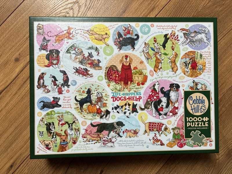 Cobble Hill puzzle 1000 Co myśli pies