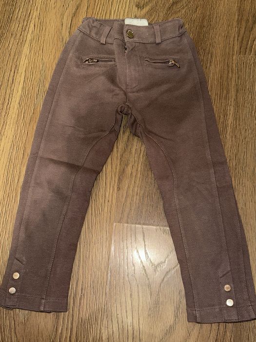 Spodnie jeansy Mayoral 104cm 4 latka eleganckie brąz
