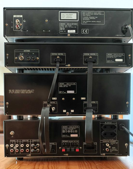 Aparelhagem Vintage Sony Midi LBT-V701 + Leitor CD CDP-M305 | Made in Japan