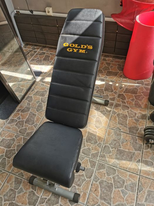 Banco de musculação Gold's Gym