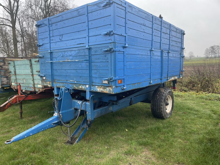 Przyczepa wywrotka wysoke skladowanie