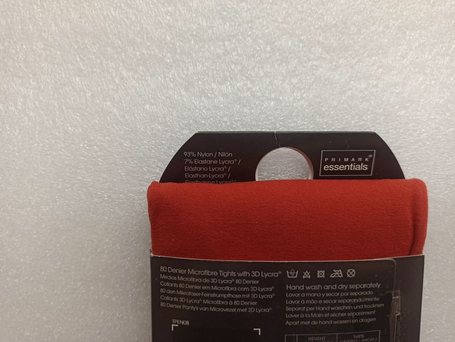 Rajstopy Orange, rajtuzy pomarańczowe Primark - M- den 80