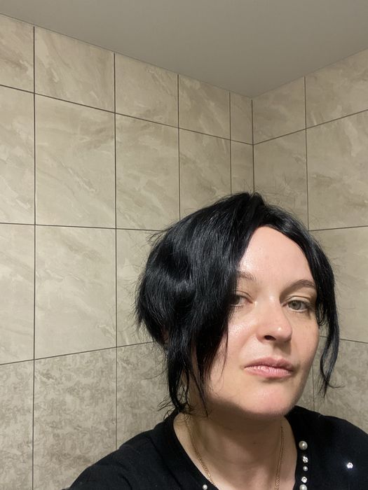 Перука ( парик) з натурального волосся зі стрижкою