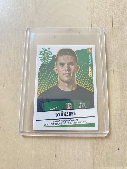 Cromo Viktor Gyokeres SCP Sporting Liga Portuguesa Futebol Panini