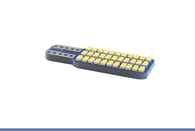 CONJUNTO DE LÂMPADAS PLANAS LED T10 W5W 33 LED
