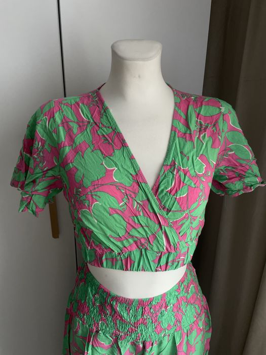 Komplet na lato bluzka spodnie butik