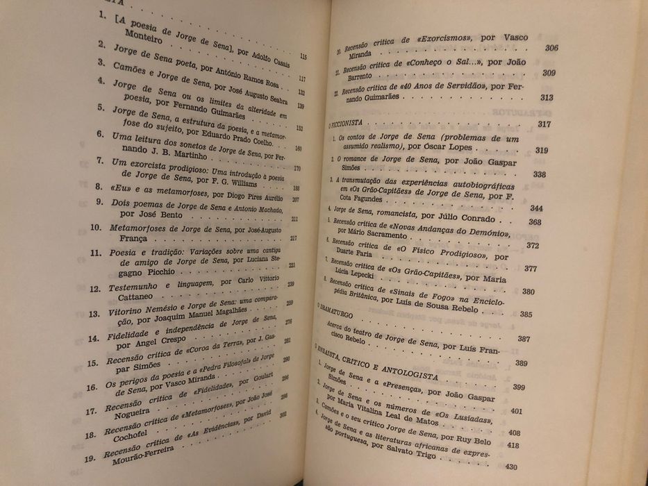 Trindade Coelho Correspondência/ Estudos sobre Jorge de Sena