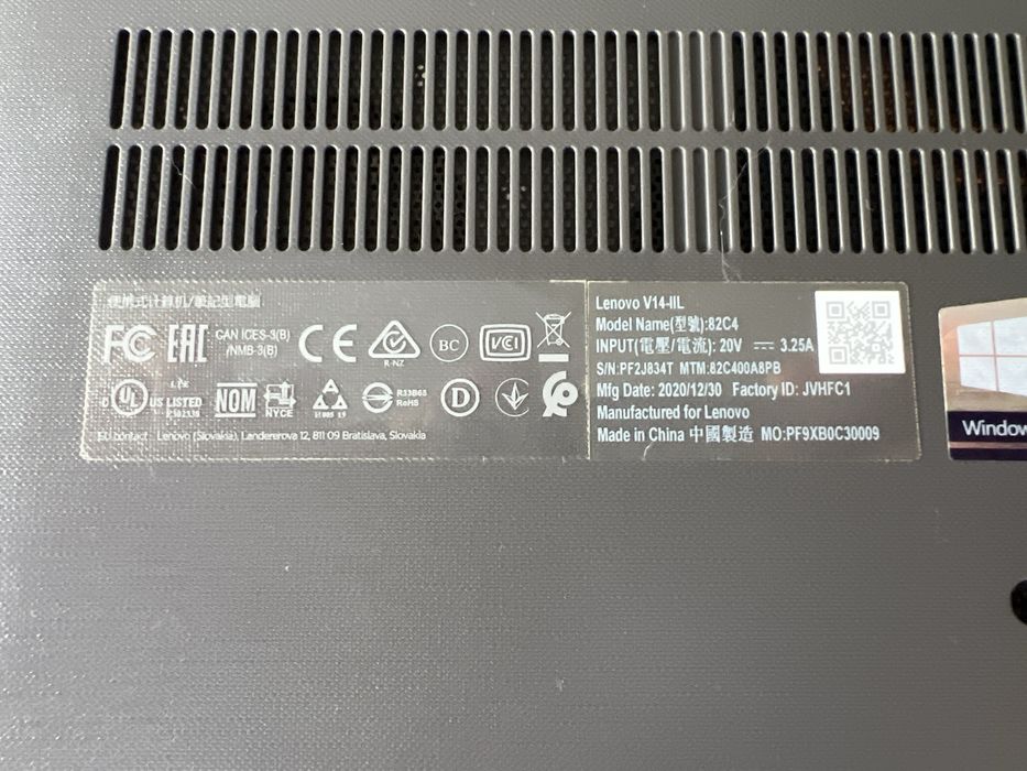 Laptop lenowo V14-IIL