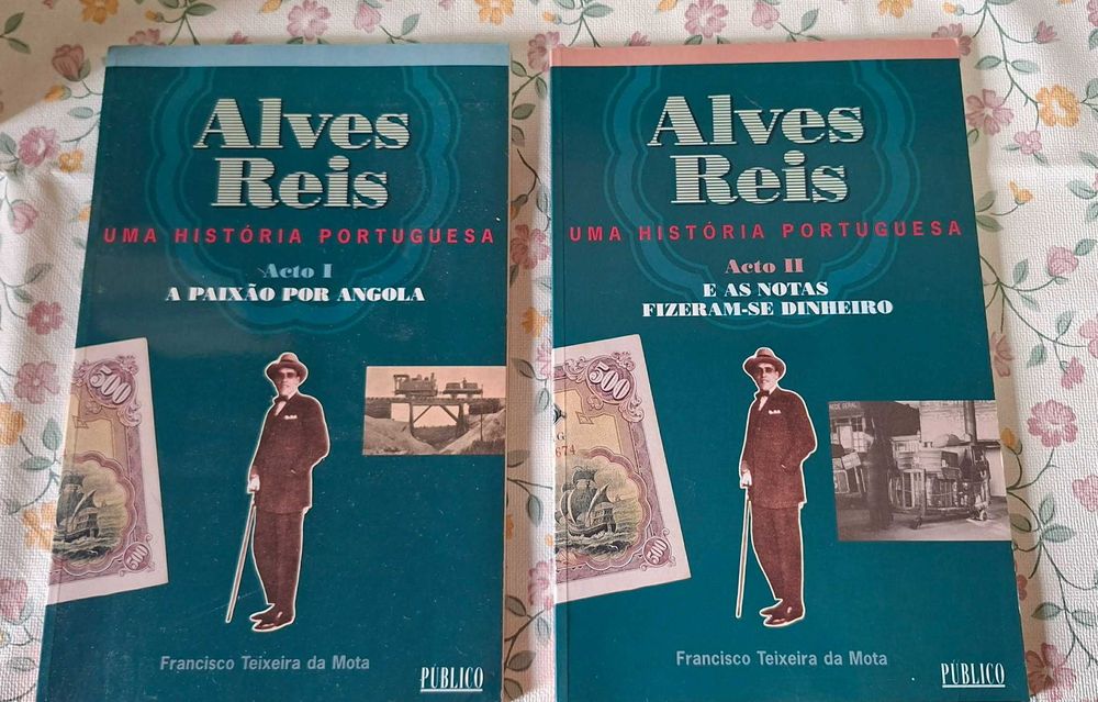 4 Livros "Alves dos Reis - Uma história portuguesa" de Francisco Teixeira da Mota - Edição Jornal Público